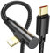 mcdodo USB C to Lightning Cable 90 Degree 36 W 1.2 m Transparent - Fast Charging Cable & Data Cable for iPhone 14/13/12/11/XS/XR/X/8/8 Plus, iPad Pro, iPad Air, iPad Mini, AirPods Pro