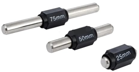 YNIYUJKL Micrómetro De Calibre De 25 Mm, 50 Mm, 75 Mm, 100 Mm, 125 Mm Y 200 Mm para Calibración De Diámetro Interior Y Exterior.,25mm
