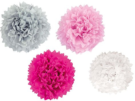 JaBaDaBaDo Z17159 Pompons, Hellrosa, Rosa