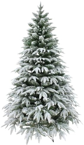 5ft 150cm Luxury Designer Pre Decorated Artificial Christmas Tree Snow Covered Elegant Xmas Home Decorations