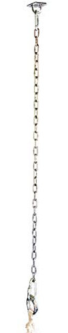 Chaîne avec Deux mousquetons Robuste pour Chaises Suspendues Hamac Kits de Suspension Pivotante Fixation Réglable pour plafonds et Supports - Charge maximale 400 kg (880 LB)