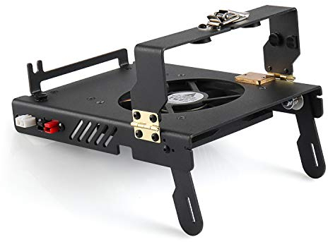 Radioddity G90-H1 Kühlhalterung für Xiegu G90 HF Transceiver Empfänger, Schwarz