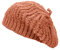 ZLYC Damen Kabel Stricken Baskenmützen Geflochtene Baggy Wolle Barett Winter Warmer Beanie(Karamell),Einheitsgröße