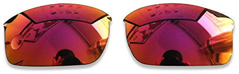 POLARLENS Polarised Replacement Lenses for Oakley Wiretap - Compatible with Oakley Wiretap Sunglasses (Red Blue)