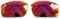 POLARLENS Polarised Replacement Lenses for Oakley Wiretap - Compatible with Oakley Wiretap Sunglasses (Red Blue)