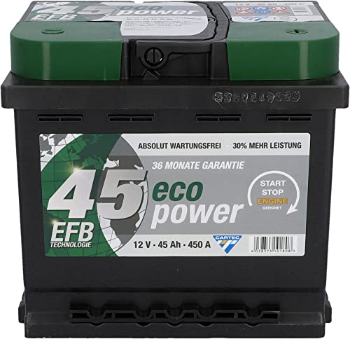Cartec EcoPower Batterie EFB Parent (45 Ah / 400 A)
