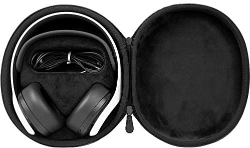 Aenllosi Funda Estuche Duro para Auriculares inalámbricos Pulse 3D Playstation 5 Sony Pulse 3D Wireless Headset Case(Negro,Funda Sola)