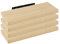 WOLTU 4X Wandregal Wandboard Bücherregal Regale für Deko Wandablagen aus MDF Holz, 4er Set Hängeregal Gelb Eiche, 100x23x3,8cm RG9317kei-4