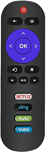 Universal Replacement Remote for Element ROKU TVs - No Setup Needed