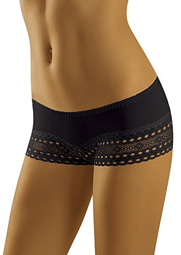 Wolbar Damen Shorts Unterhose Unterwäsche Baumwolle Spitze Bund WB309