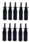 CMJ™ 10 x 5ml BLACK Plastic Nasal Spray Empty Refillable Bottle Fine Mist Tan Spraying UK Seller