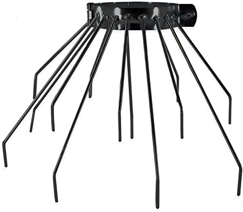 Martenbrown® Marderabwehrgürtel für Fallrohre Ø 60 mm I Fallrohrschutz hält Marder, Katzen, Waschbären fern Kletterschutz aus feuerverzinktem Stahl I Marderschutz Fallrohr (Schwarz)