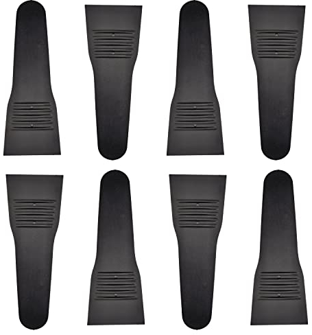 Kosmosta Raclette Spatula for Non-Stick Pans | Kitchen Tools & Gadgets - Great Bakeware for Cooking,Oven Scraper Tool,Adhesive Remover for Glue Residue Labels (Set of 8)