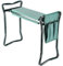 KADAX Kniebank für Gartenarbeit, klappbarer Gartenhocker mit Schaumkissen, 59,5x49x27,5cm, Hocker für Gartenarbeit, Gartenkniebank, Kniehilfe, Kniebänke (Grün)