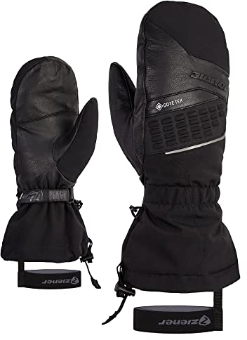 Ziener Herren GASTILO Ski-Fäustling/Wintersport | Gore-Tex Lange Stulpe PFC frei, black, 8,5