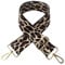 PTNKUIIY Taschengurt Verstellbar Schulterriemen für Taschen 80-130cm mit Karabiner Leopard Muster 5cm Breit Schultergurt Trageriemen Umhängegurt DIY Zubehör für Tasche Handtaschen für Damen,Beige