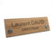 Porte-nom de bureau personnalisée en bois gravé - Cadeau de bureau parfait pour collègues, patron, époux - Nom personnalisable pour bureau ou poste de travail
