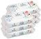 BIOLANE - Lingettes bébé visage et mains - Lot de 6 paquets - 384 Lingettes(6x64) - Nettoie et protège - Toilette - Peaux Sensibles - 97% d'ingrédients naturels