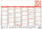 ZETTLER Arbeitstagekalender 2024, im Format A4 (29,7 x 21 cm), Jahreskalender im Plakatformat, mit Ferienterminen