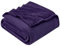 EHEYCIGA Kuscheldecke flauschig, weiche warme Fleecedecke 150x200 als Decke Sofa, Wohndecke oder Couchdecke überwurf, Violett