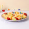 1set Halloween Salat Gabel Kürbis Geformt Vorspeise Zahnstocher Cocktail Verkostung Kuchen Bento Zubehör Gabel Box Dekoration