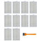Lot de 10 filtres HEPA de rechange pour aspirateur robot FL022, lavables et réutilisables