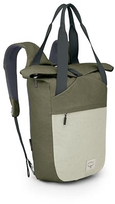 Osprey Arcane Tote Pack – Täglicher Einsatz – Recyceltes Gewebe - Earl Grey/Sandy Grey Heather O/S