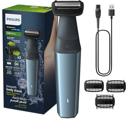 Philips Bodygroom Series 3000 BG3027/03 Tiefenschneider, duschfest