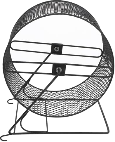 Angoily Hamster Laufrad Aus Eisen Geräuschloses Nagelpflege Laufrad Für Kleine Haustiere Wie Hamster Eichhörnchen Und Frettchen Spielzeug Für Gesundes Training Und Geistige Fitness