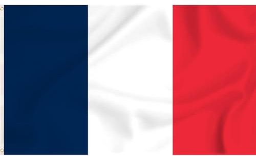Qualis Drapeau de la France 90 cm x 150 cm – Drapeau de la France, marchandise de fan de la France, drapeau de la France, drapeau léger, décoration de bar, coupe du monde de football