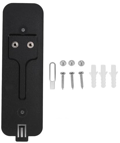 Blink Doorbell-Rückplatte, Ersatz-Rückplatte für Blink Video Doorbell, Kunststoff-Türklingel-Rückplatte, Ersatzteil mit Montagezubehör (Schwarz)
