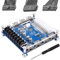 Youmile Stromversorgung ATX Adapter Board ATX-24P 20/24 PinsTake Power Breakout Board 3.3V/5V/12V 8-Port USB mit ATX Motherboard Splitter Kabel Schraubendreher