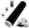 Schwarz Smart Vinyl Permanent für Explore 3/Maker 3, 33x200cm Smart Adhesive Vinyl Permanent Plotterfolie Selbstklebend Vinyl Roll für DIY T-Shirt, Tassen, Autos, Banner, Dekoration