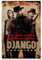 NFChang Django Unchained 2 Filmposter, dekoratives Gemälde, Leinwand, Wandgemälde, Wohnzimmer, Schlafzimmer, Wandkunst, moderner Bilddruck, Heimdekoration, 20 x 30 cm, ungerahmter Stil