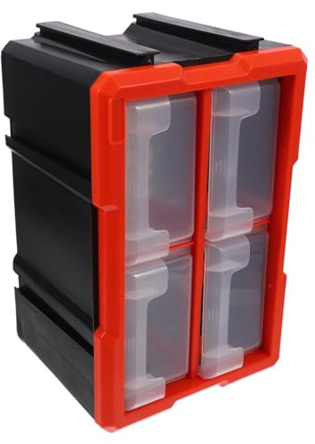 Angoily Nut Bolt Organizer Versatile Storage Box for Tools Small Parts Electronics Hardware Organizer Dividers