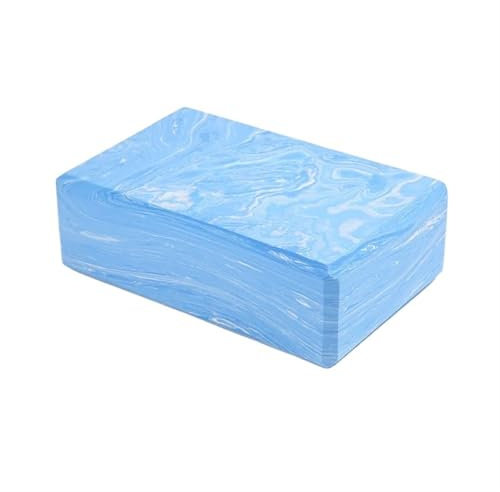 Yoga Block Yoga Block Foam Roller Bolster Accessories Fitness Equipment(Blue White)