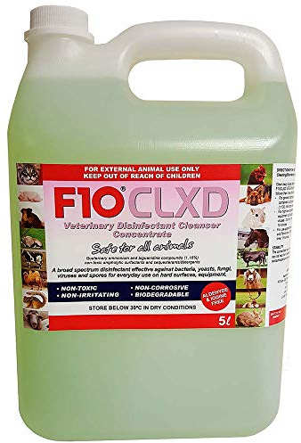 F10 CLXD Veterinary Disinfectant Cleanser Concentrate 5 litre