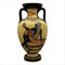 Griechische Keramik Amphora Vase Topf Gefäß Malerei Göttin Aphrodite 22 cm