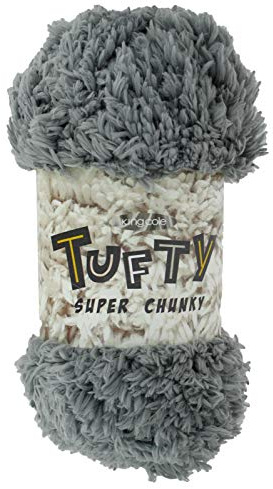 King Cole Tufty Super Chunky 200g Knitting Yarn (2797 Silver)
