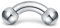 Funseedrr Innengewinde Curved Barbell Piercing Banane mit Kugel Edelstahl (1.6 2 2.5 3 4 5 6 8 10mm Dicke)