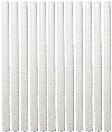 Walfront 12pcs 0.5 Pulgadas X 9.85 Pulgadas Reemplazo de Fibra de Vidrio Tiki Torch Wick para Botella de Vino, Antorchas Tiki, Iluminación de Patio, Luz de jardín