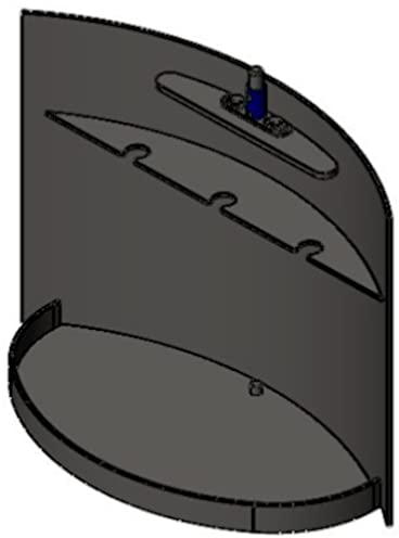 TermaTech | Holzfachtür für Kaminöfen TT20/TT20R | Schwarz