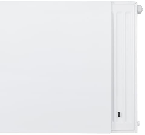 Belrad Planplatte Heizkörperverkleidung, 500x1200 mm, Weiß | Glatte Frontabdeckung aus Stahl, Pulverbeschichtet RAL 9016, Magnetische Befestigung, Passend für Universalheizkörper