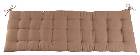 CB Home & Style Bankauflage Bankkissen 4 cm dick Sitzpolster Bank Gartenbank Auflage (120 x 40 cm, Sand)