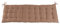 CB Home & Style Bankauflage Bankkissen 4 cm dick Sitzpolster Bank Gartenbank Auflage (120 x 40 cm, Sand)
