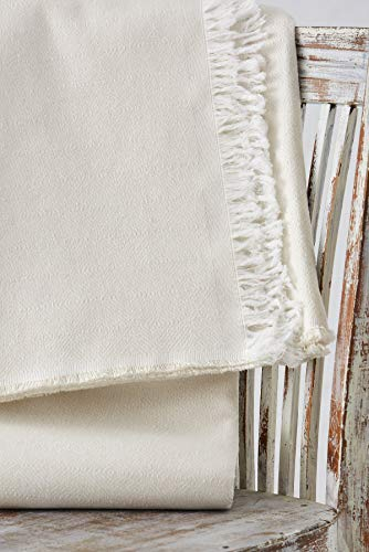 Textil-home Bettüberwurf, Mehrzweck/Plaid 230 x 285cm Dante - Eignet Sich als Sofaüberwurf und auch als Tagesdecke. Farbe Rohe