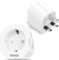 European to UK Plug Adaptor, FDTEK Plug Adapter 2 Pack, EU 2 Pin to 3 Pin Travel Adapter Plug Converter From France, Germany, Spain, Poland, Sweden, South Korea to UK-White