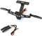 Motorrad CNC LED Hintere Kennzeichenhalter Kennzeichenträger Kennzeichen Halterungen, FüR Kawasaki Z750 Z900 Z800 Z1000 Versys 650 Ninja 250r 300 Z650 Motorrad Einstellbare Winkel mit LED Licht