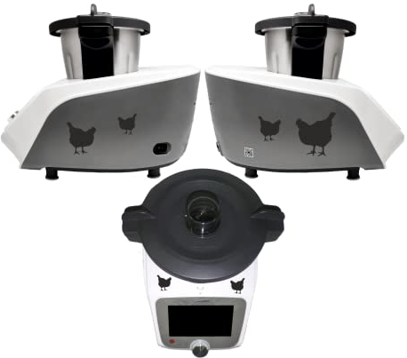 Aufkleber passend für Monsieur Cuisine Connect TREND Hühner