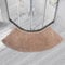 MOTT 50 Semi-Circular Bath Mat for Quadrant Shower Cubicle,Anti-Slip Bathroom Carpet Rugs Shower Mat,Fan-Shaped Foot Pads,Curved Shower Mat for Hotel, 45x100cm